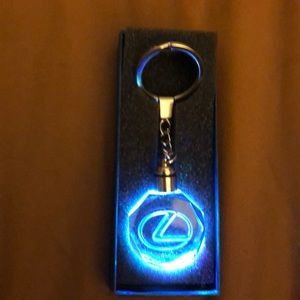 NWB Lexus LED Flashing Color Keyring 1 day ship
